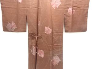 糸巻き模様織出しロング道中着